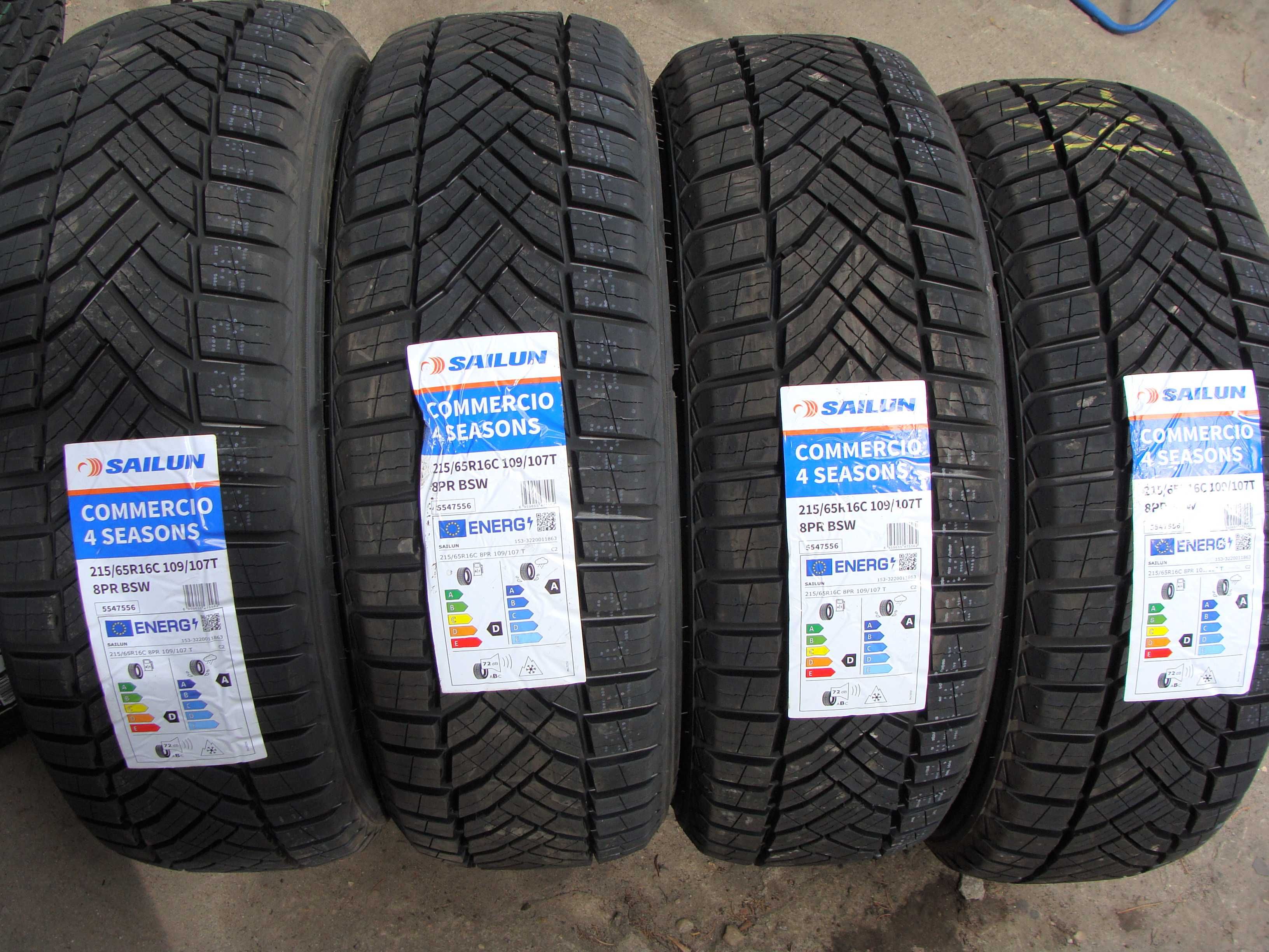 Opony 215 / 65 R 16 C Sailun 4seasons Nowe Całoroczne Bus