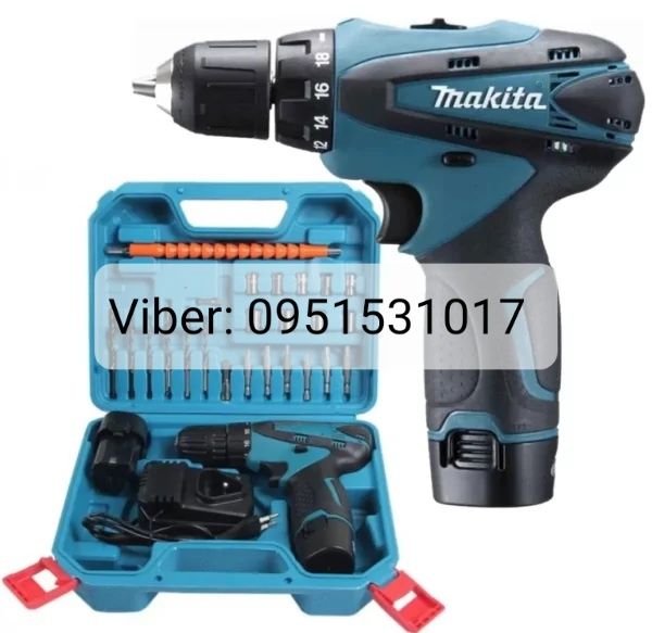 Аккумуляторный шуруповёрт 12V с набором Makita DF330DWE