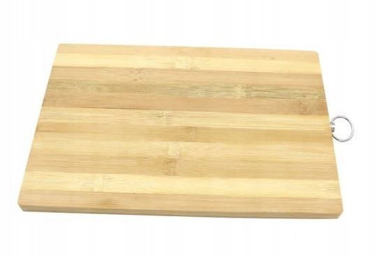 Deska bambusowa kuchenna 34x24 do krojenia gruba ciężka bambus uchwyt
