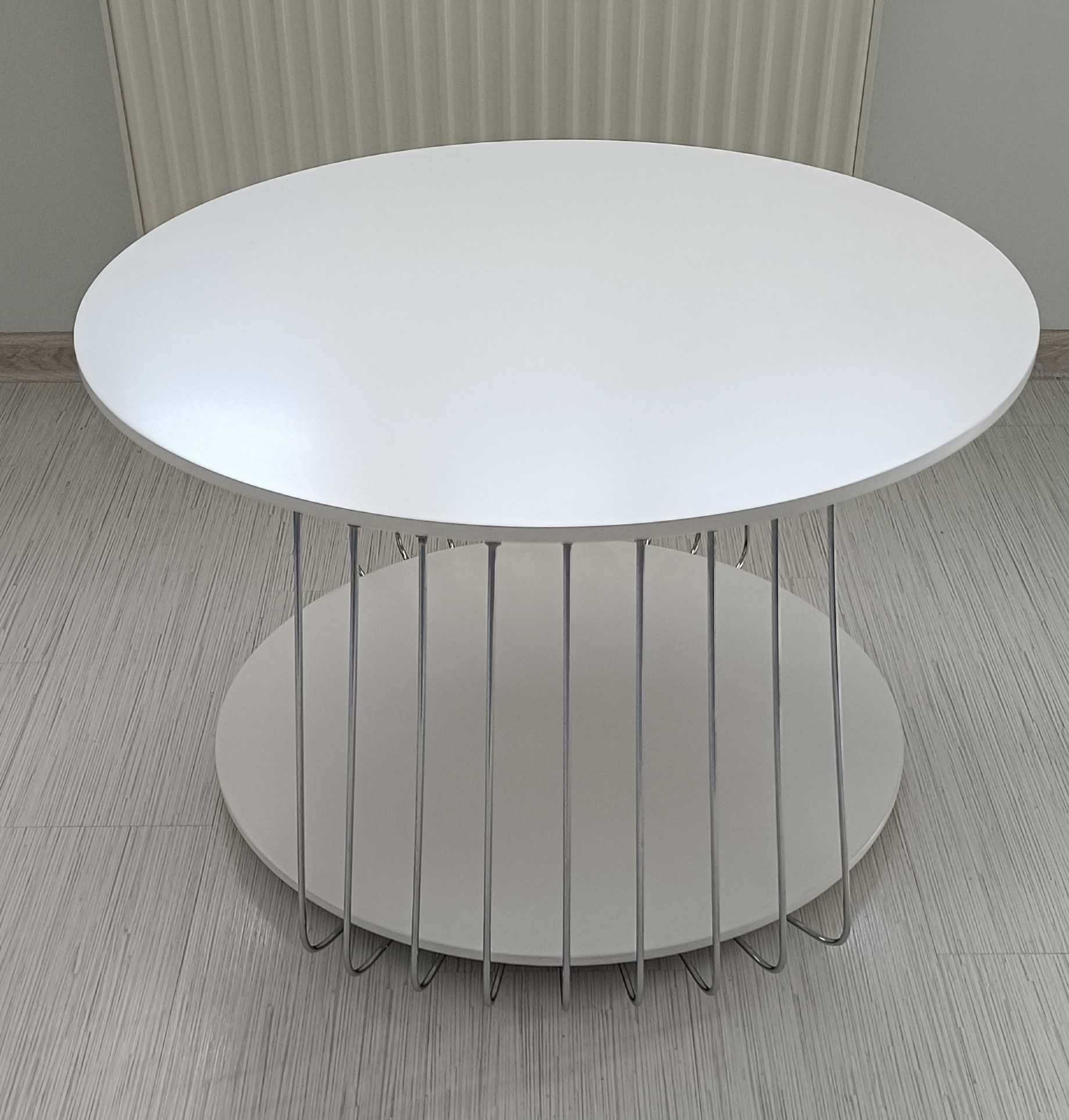 Stolik kawowy - Biały mat - 70cm