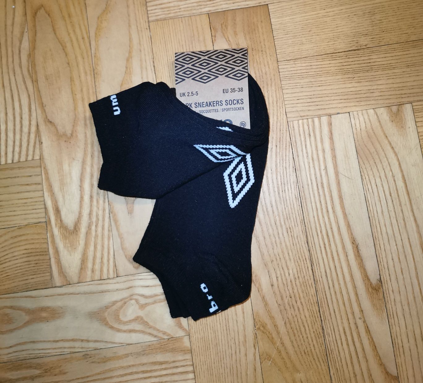 Trzypak Umbro trzy pary skarpet damskich 35-38