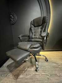 Офісне крісло керівника з підставкою Virgo X6 Компьютерное кресло