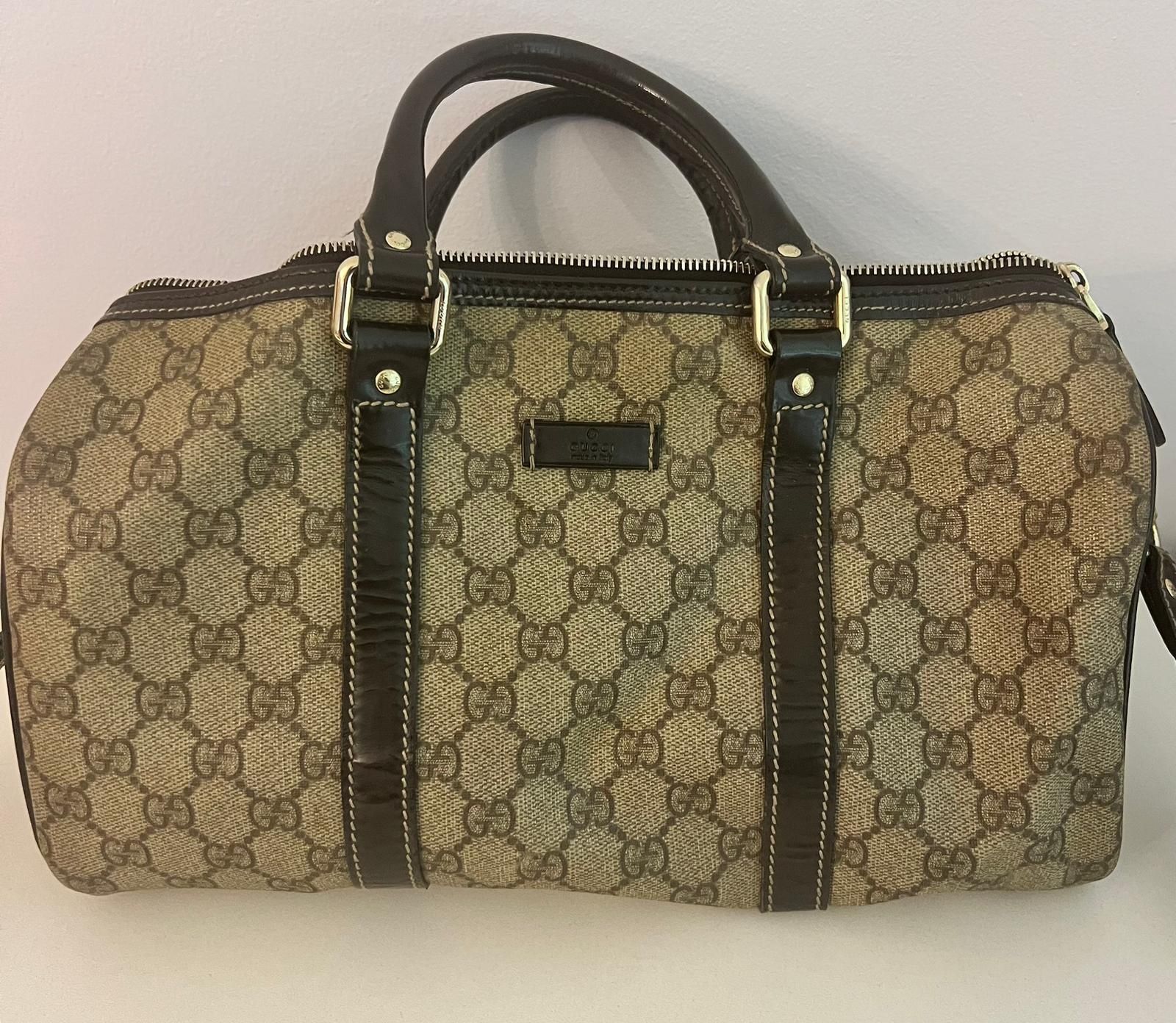 Gucci GG monogram Joy Boston Bag Vintage + pasek