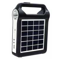 Ліхтар-Power Bank-радіо-блютуз (2400mAh) із сонячною панеллю EP-035