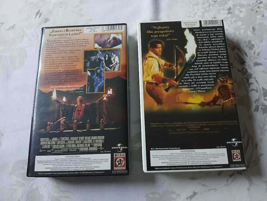 Mumia część 1 i 2 na vhs