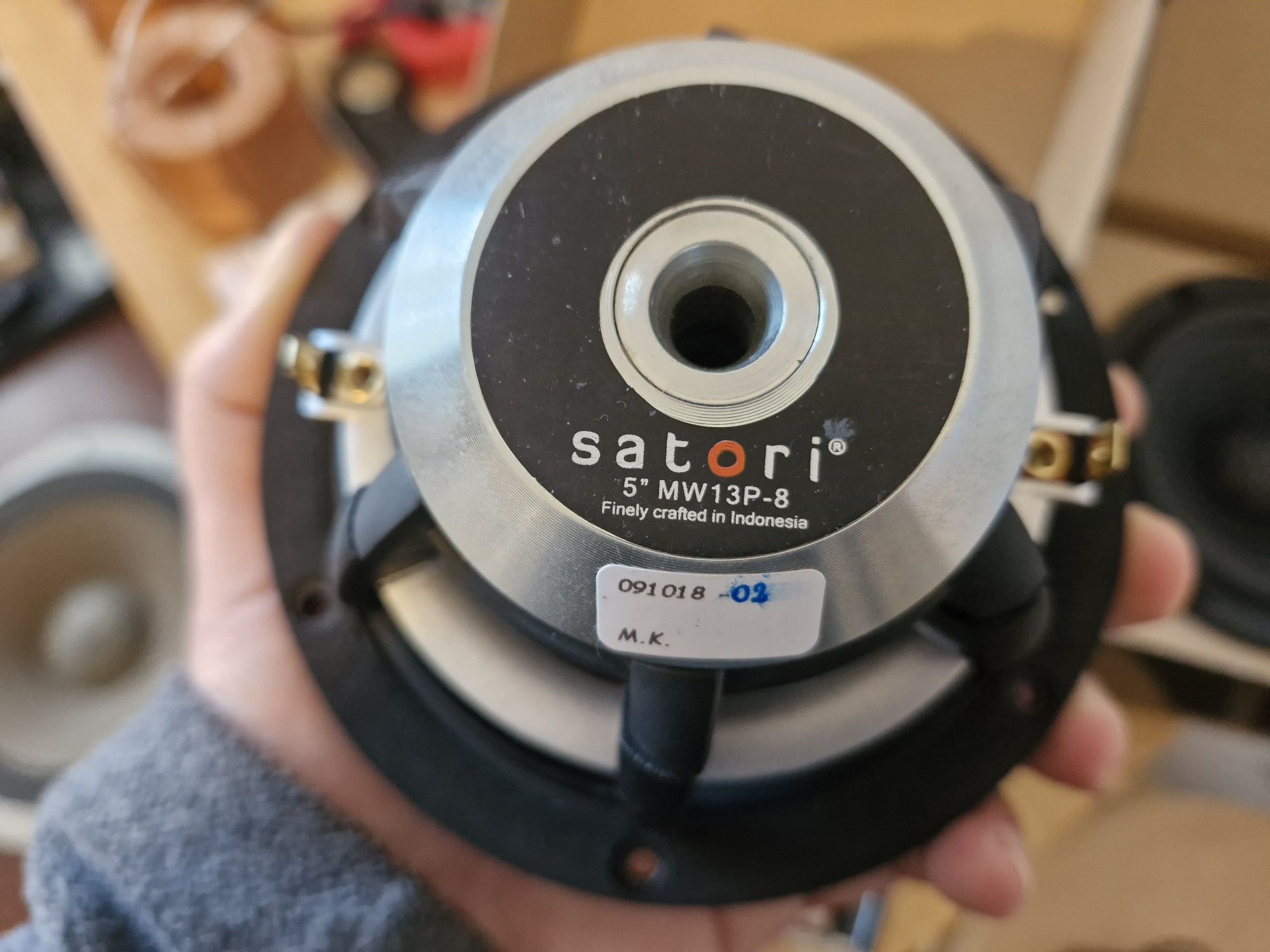 SB Acoustics Satori MW13P-8 5" Egyptian Papyrus Cone Woofer
