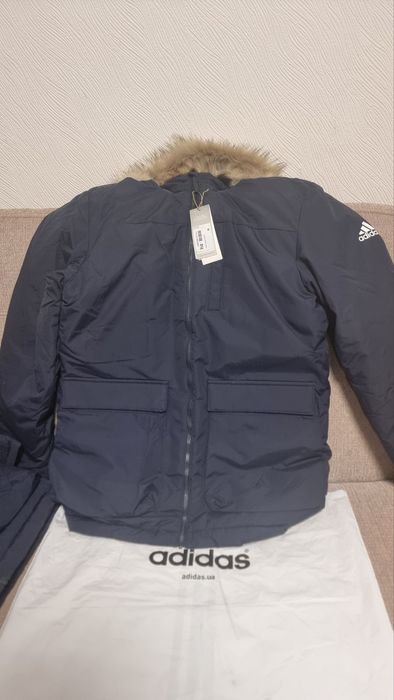Куртка чоловіча зимова adidas utilitas hooded parka