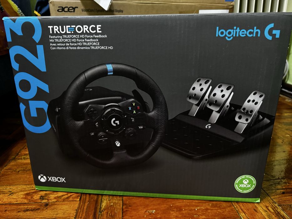 Комплект Logitech G923 XBOX почти новый