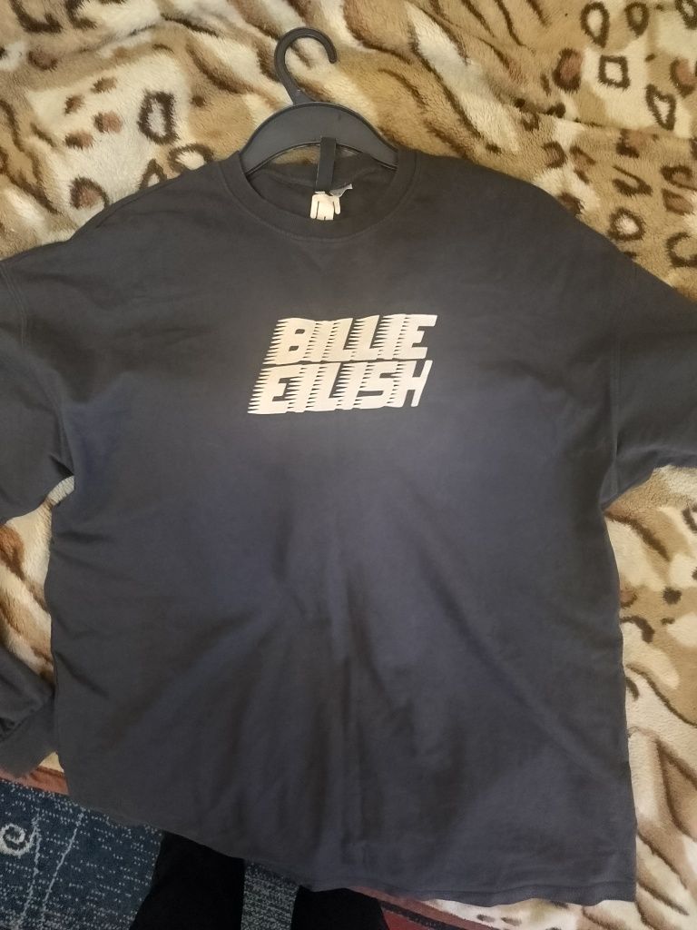 Bluza Billieeilish ciemno szary