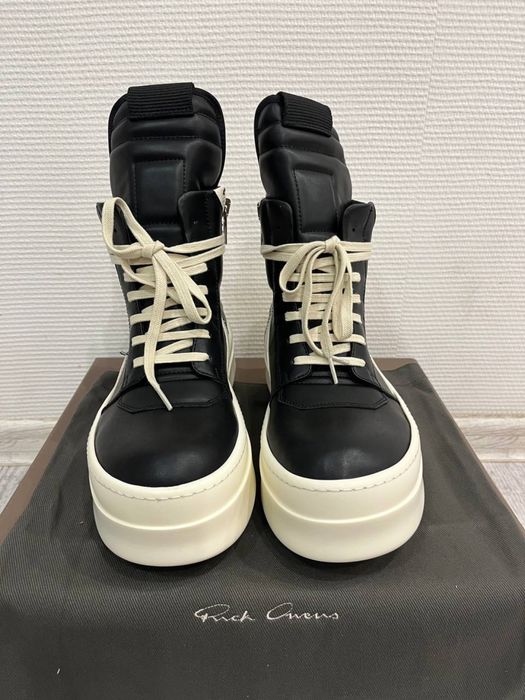 Rick Owens Mega  Double Bumper Geobasket Megabasket Ramones