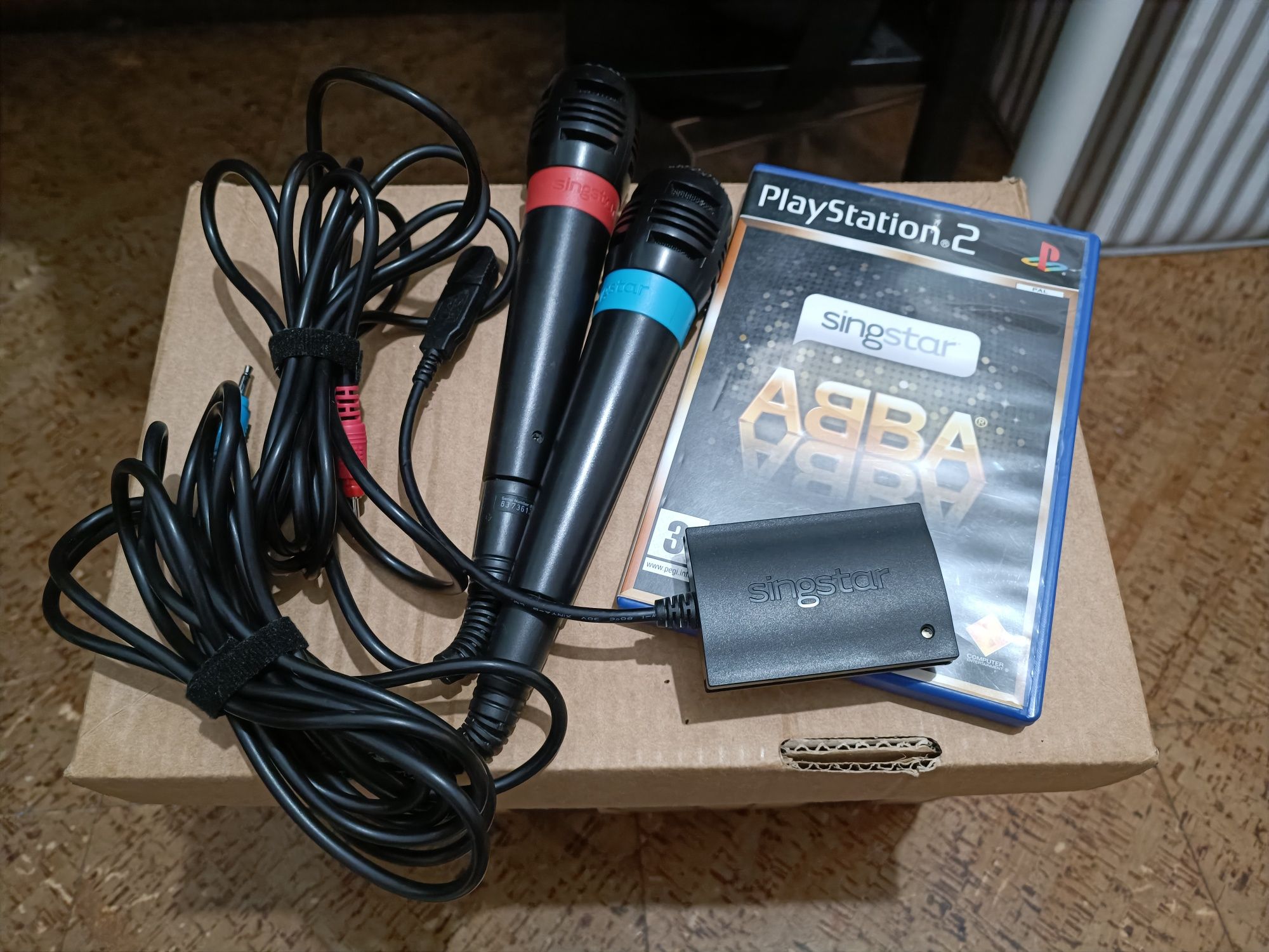 Singstar + PS2 adapter + ABBA