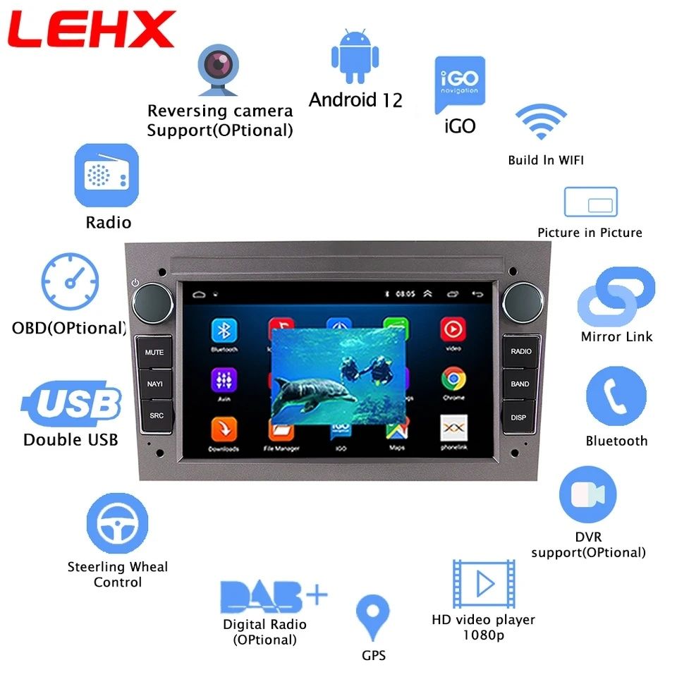 Автомагнитола LEHX L5Pro