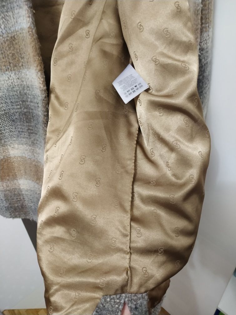 Płaszcz damski Gestuz welniany oversize jacket  S 34