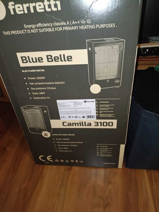 Ogrzewacz gazowy z katalizatorem Blue Belle