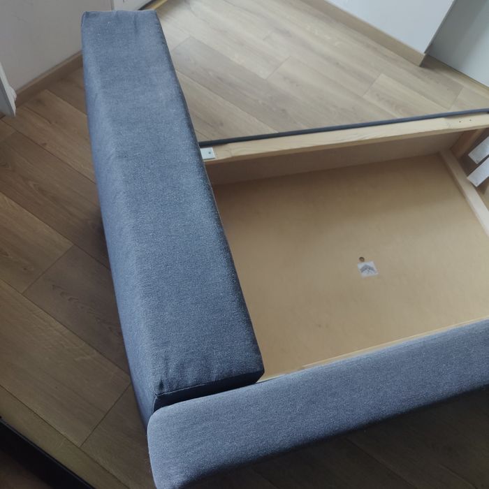 IKEA BYGGET Łóżko pojedyncze jednoosobowe, kanapa sofa