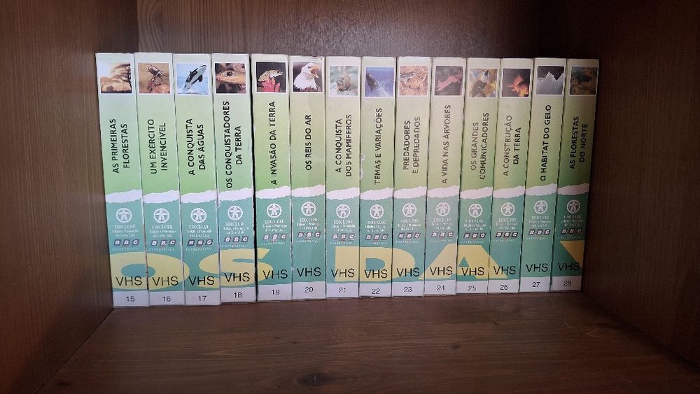 Coleção completa VHS – Desafios da Vida (BBC) – 25€