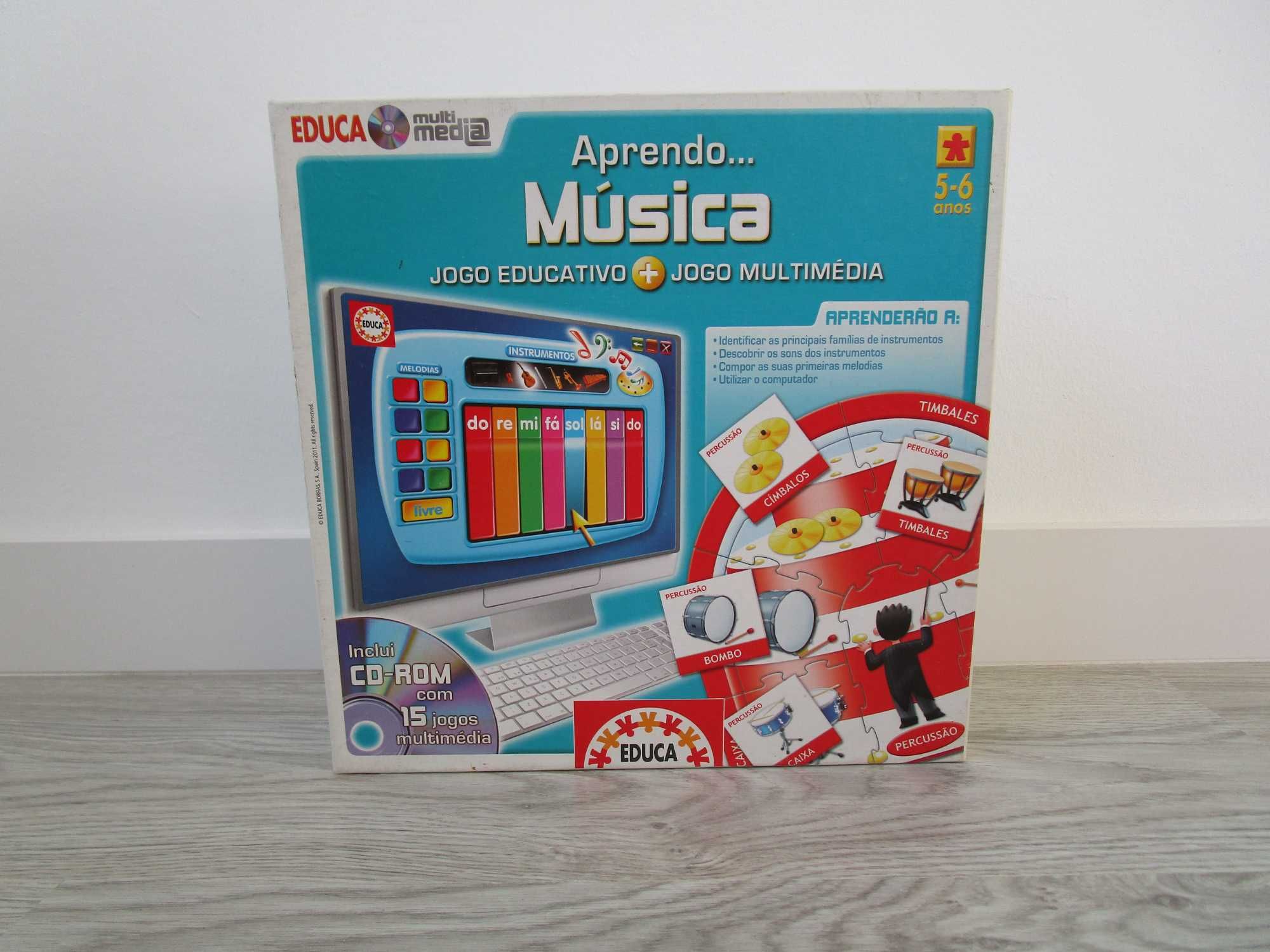 Jogo educativo de música