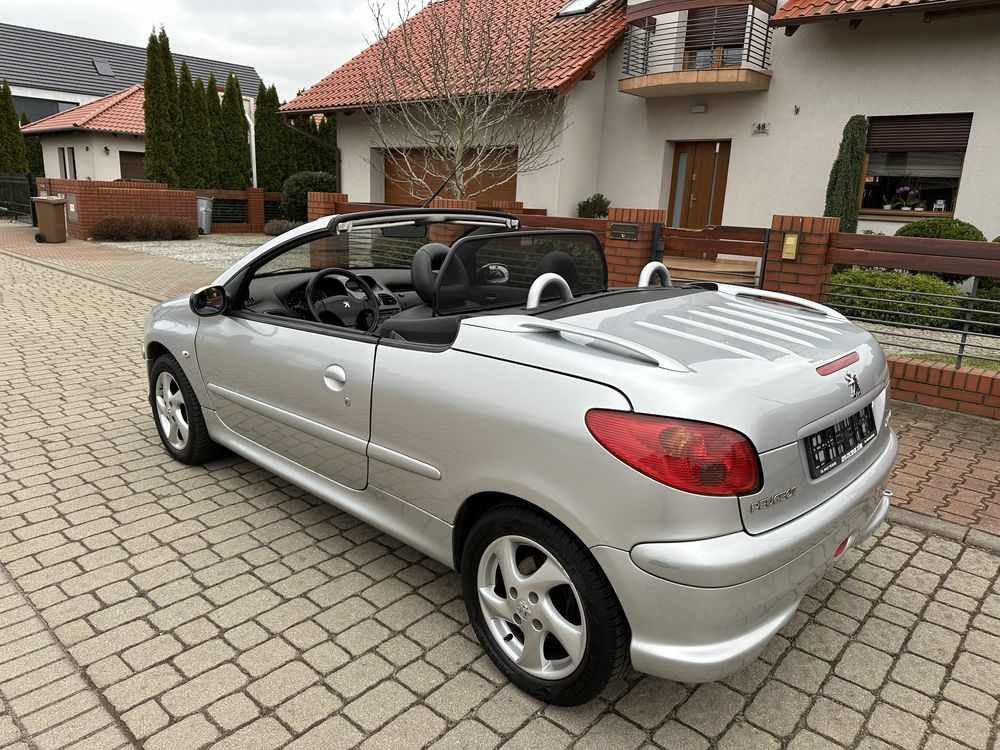 Peugeot 206 cc 1.6 Benzyna Kabrio Klimatronik Skóra