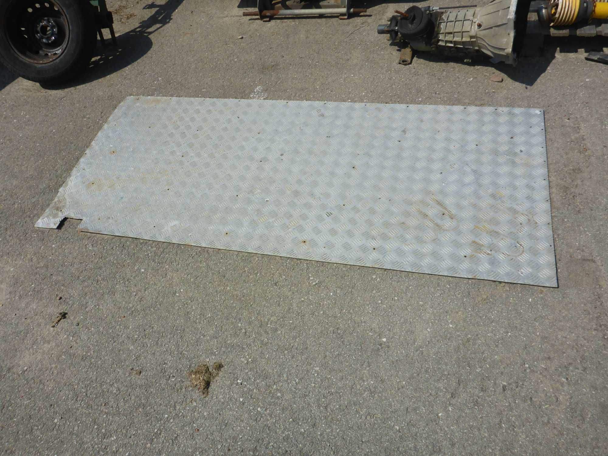 blacha aluminiowa 250x125 ryflowana 3mm używana 200x100 _ 201x90,5