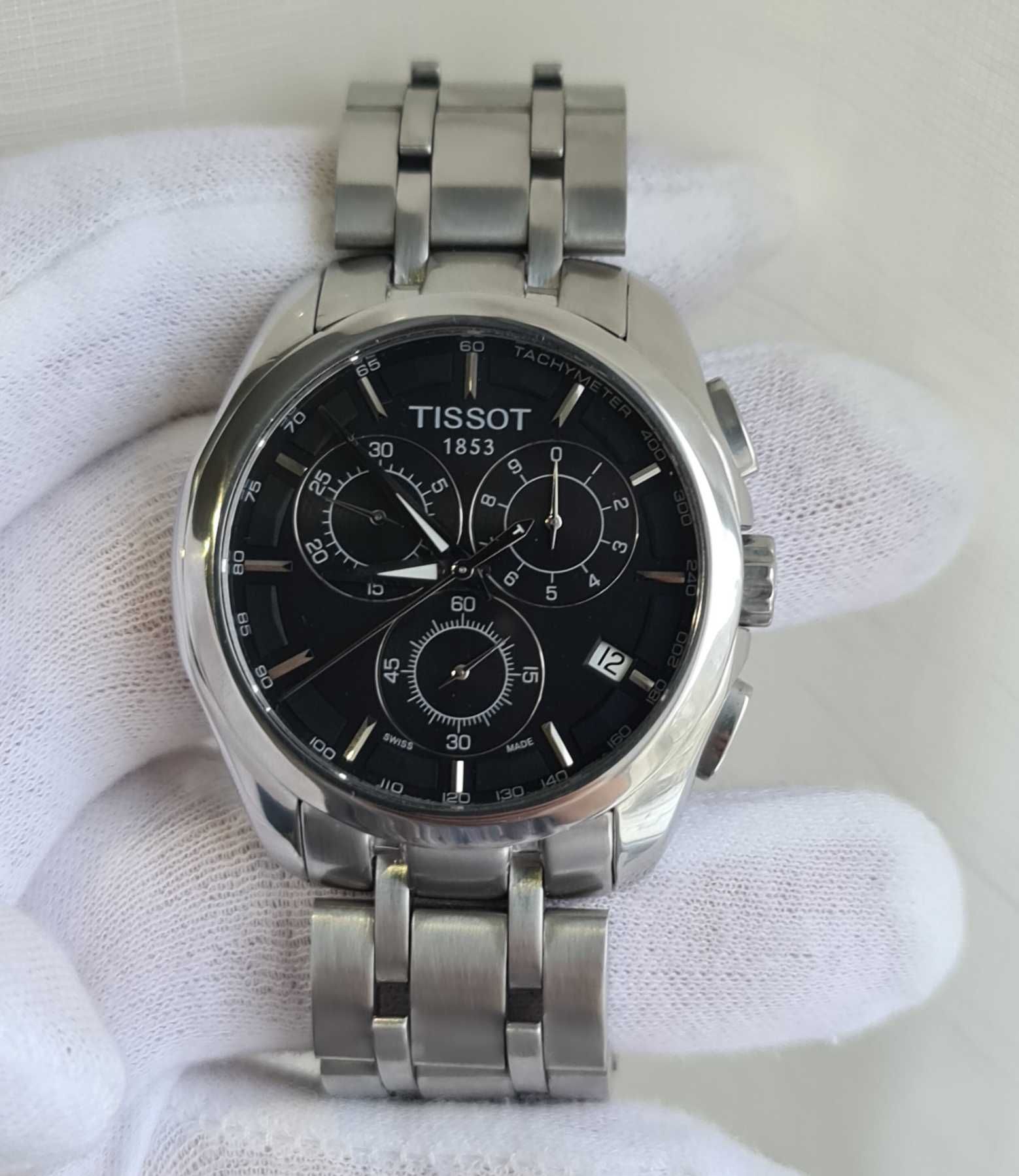 Чоловічий годинник часы Tissot Couturier T035.617.11 Chronograph 100m