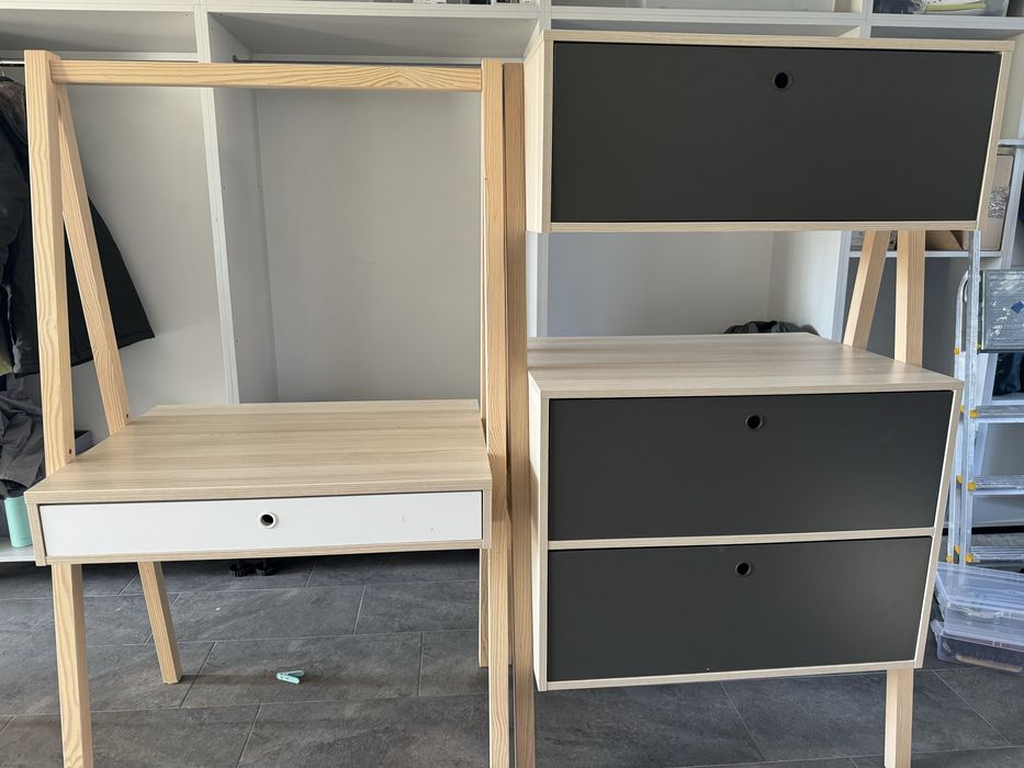 Biurko  i komoda Vox spot komplet zestaw mebli młodzieżowych
