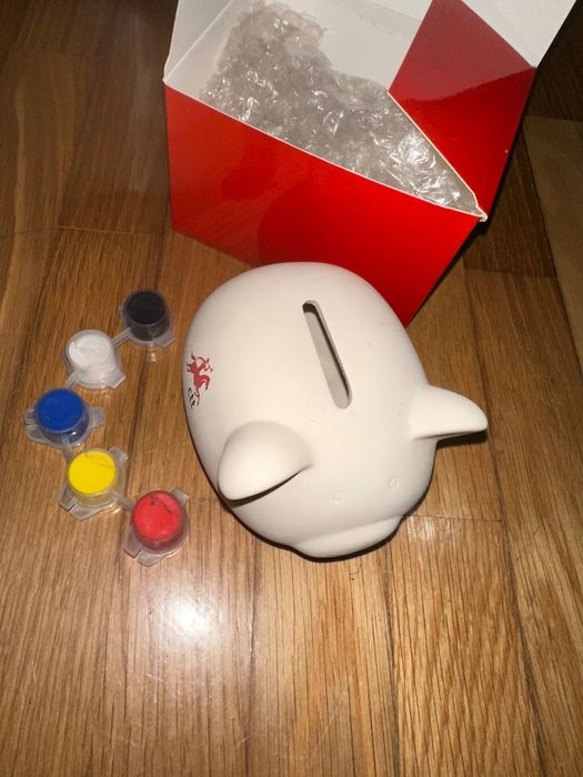 Porco mealheiro para pintar