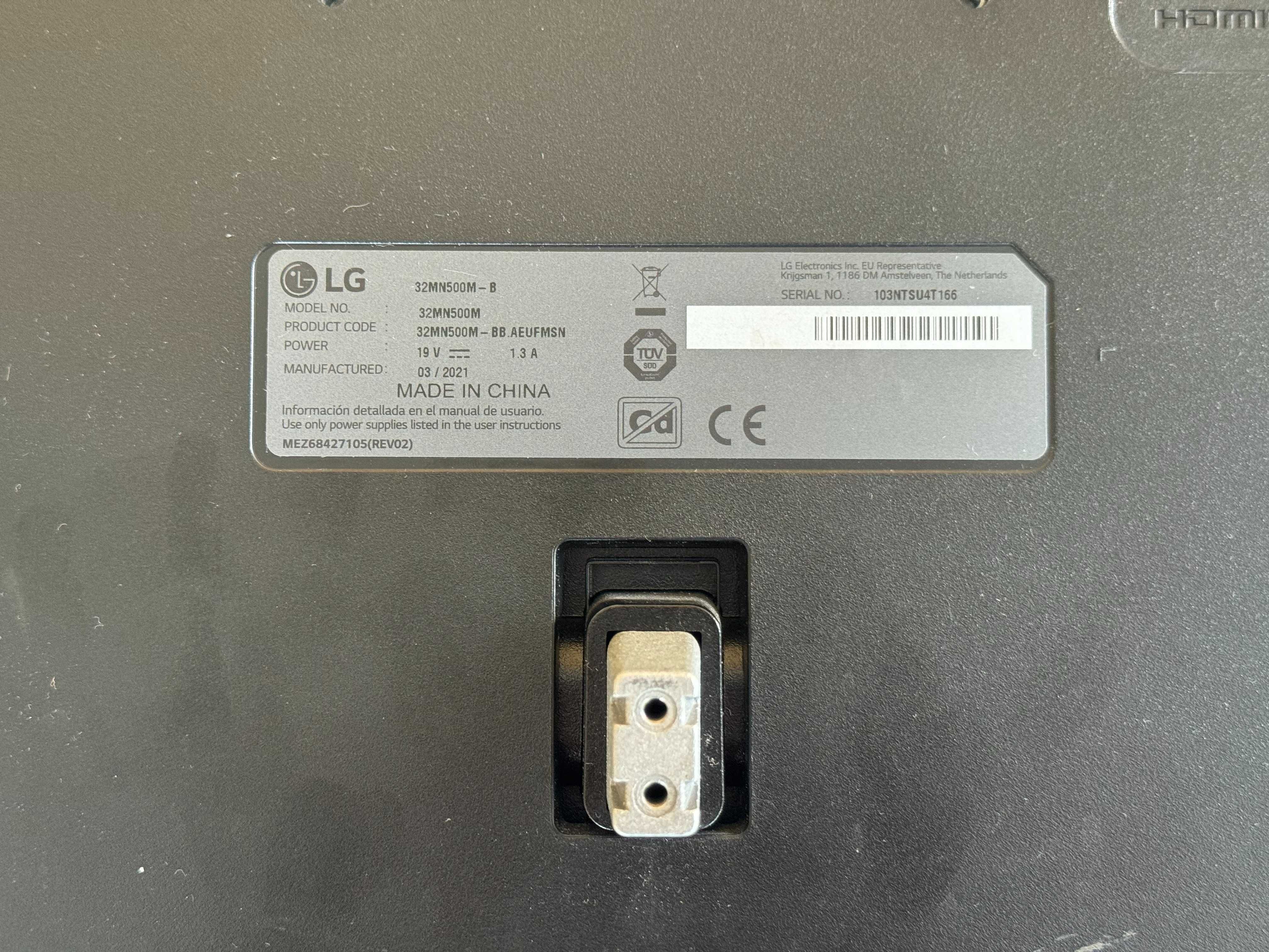 Monitor LG 32" - Avariado (com transformador original em ótimo estado)