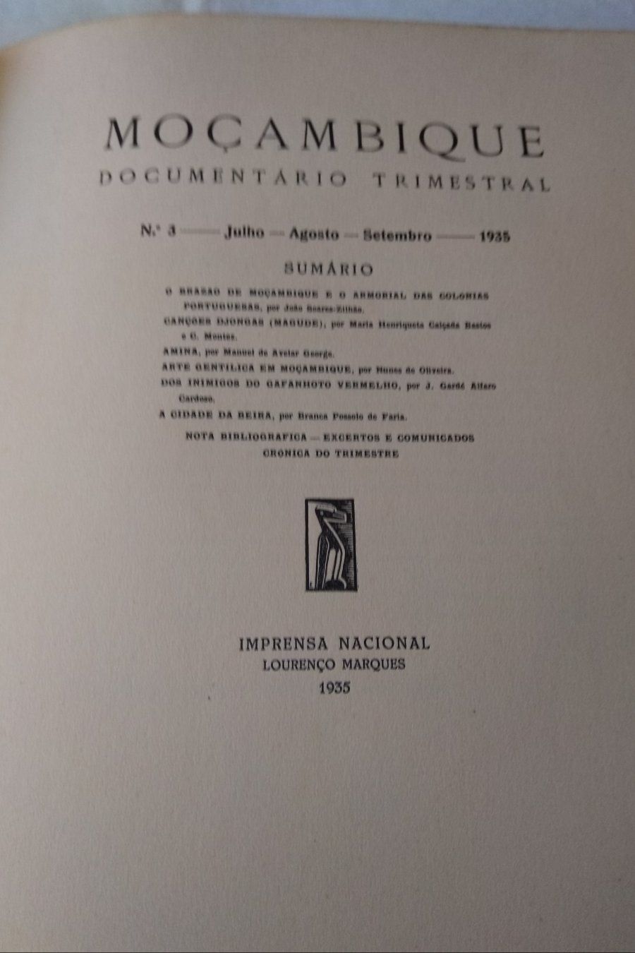 Documentário Trimestral Moçambique