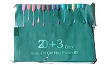 Zestaw żelowy Tormay Soak off gel nail polish kit 20 + 3 color