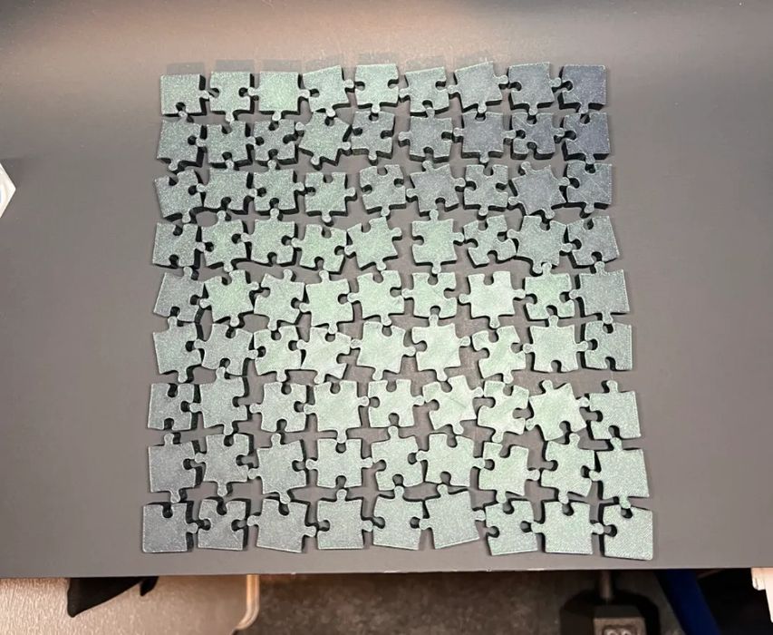 Puzzle "Impossível" 180x180mm (9x9 peças)