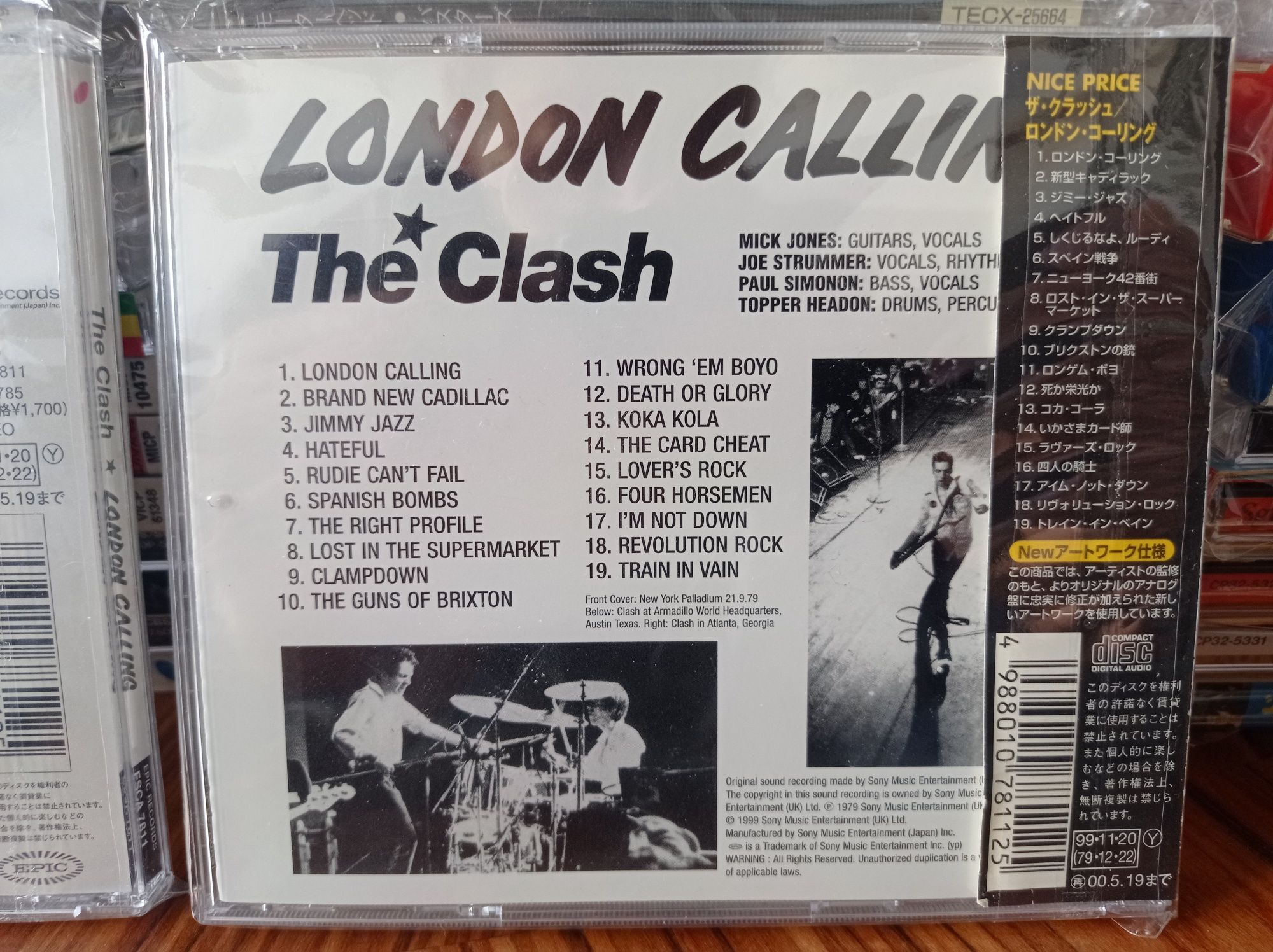 Płyta kompaktowa THE CLASH LONDON CALLING oryginał wersja japońska