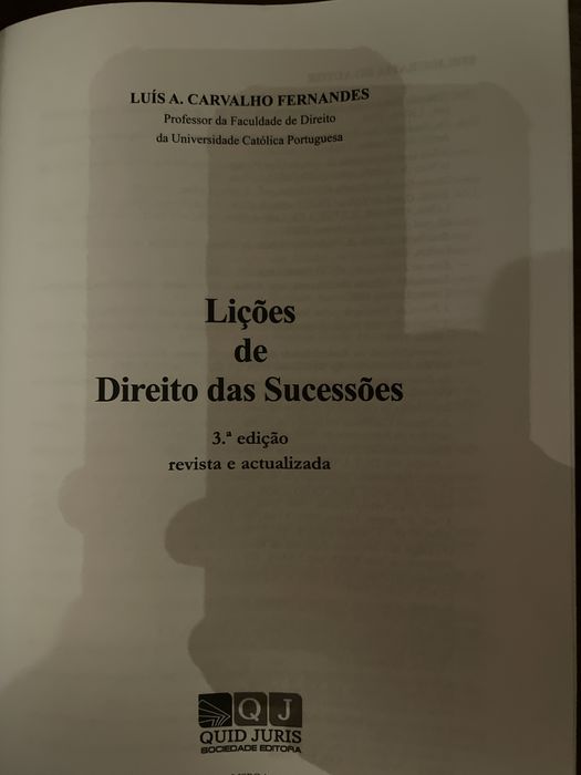 Lições de Direito das Sucessões 3a Edição