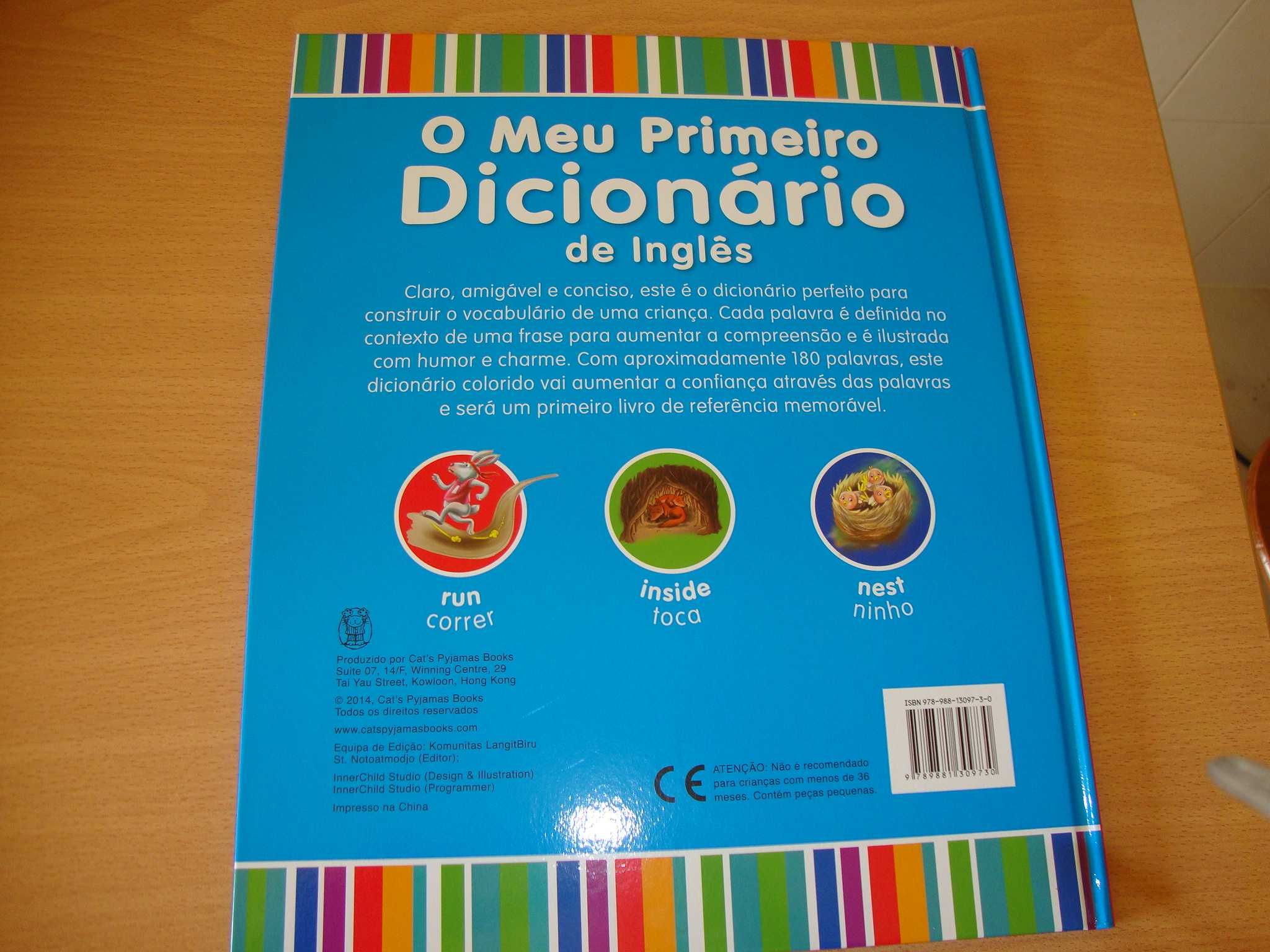 Livro de inglês, puzzle da Europa, atlas para colorir