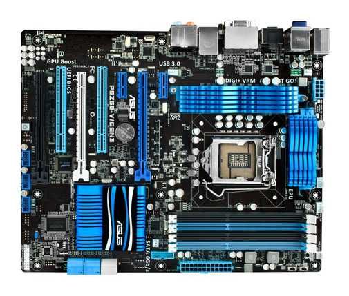 Сет материнка Asus P8Z68-V/GEN3+CPU Intel i5-2500k+RAM 4×2gb(2133мгц)