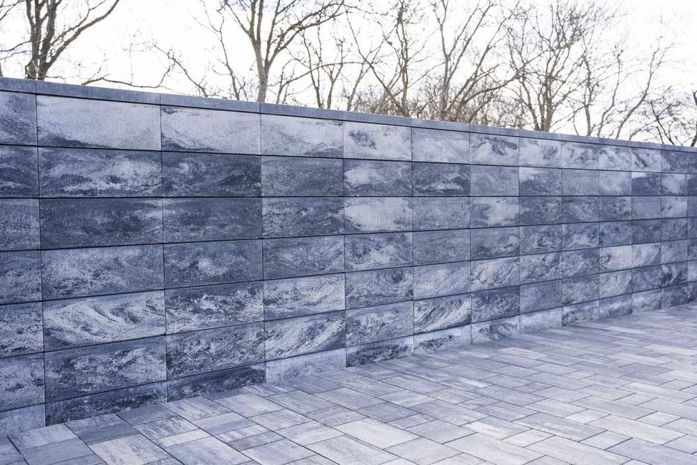 PROMOCJA Pustak na ogrodzenie Stalowo-Biały ! 500x200x200