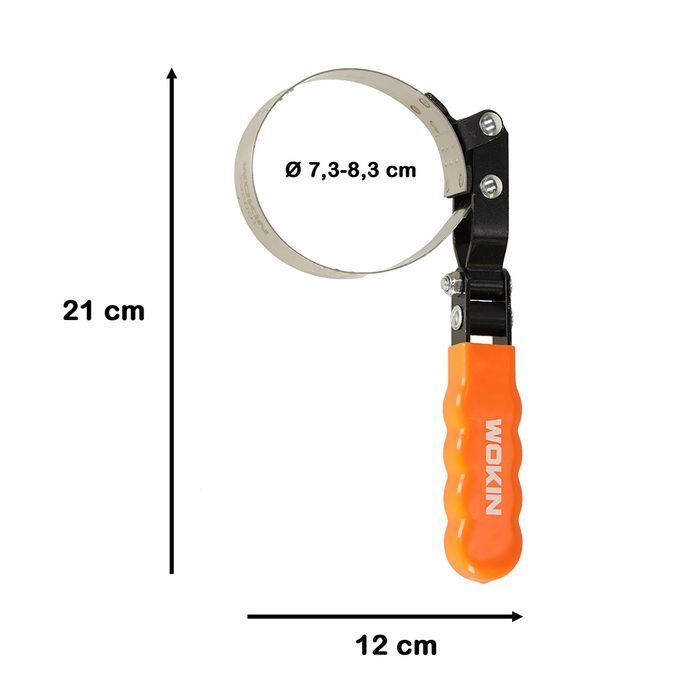 wokin klucz tasiemkowy opaskowy paskowy do filtra oleju 73-83mm