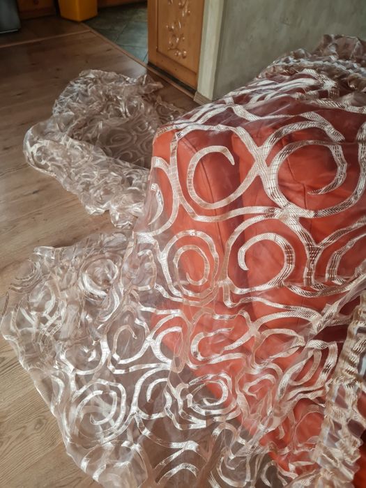 Firanka na duże okno