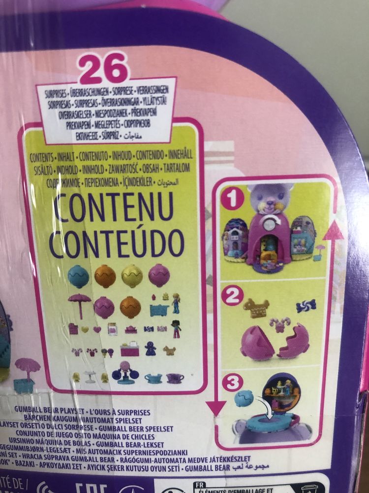 NOWE Polly Pocket Miś Automacik