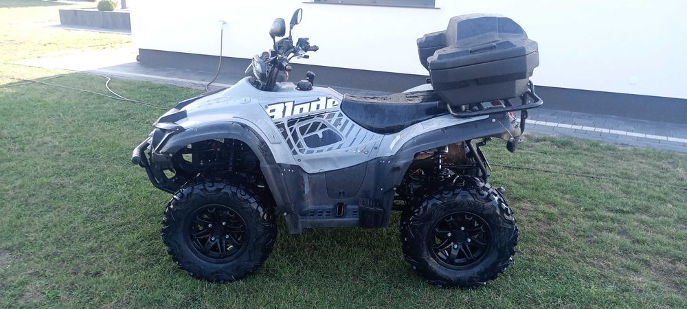 TGB BLADE 550 IRS 4x4+blokady homologacja L7e LED kufer alu (cf moto)