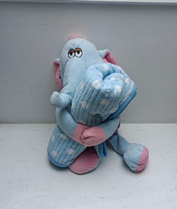 Peluche com manta