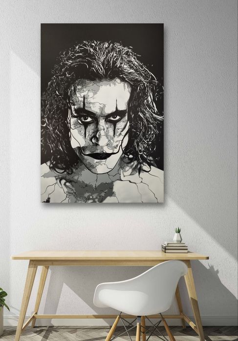 Brandon Lee pintura original em tela