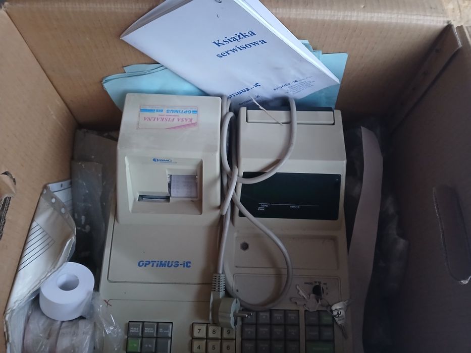 Kasa fiskalna optimus z lat 90