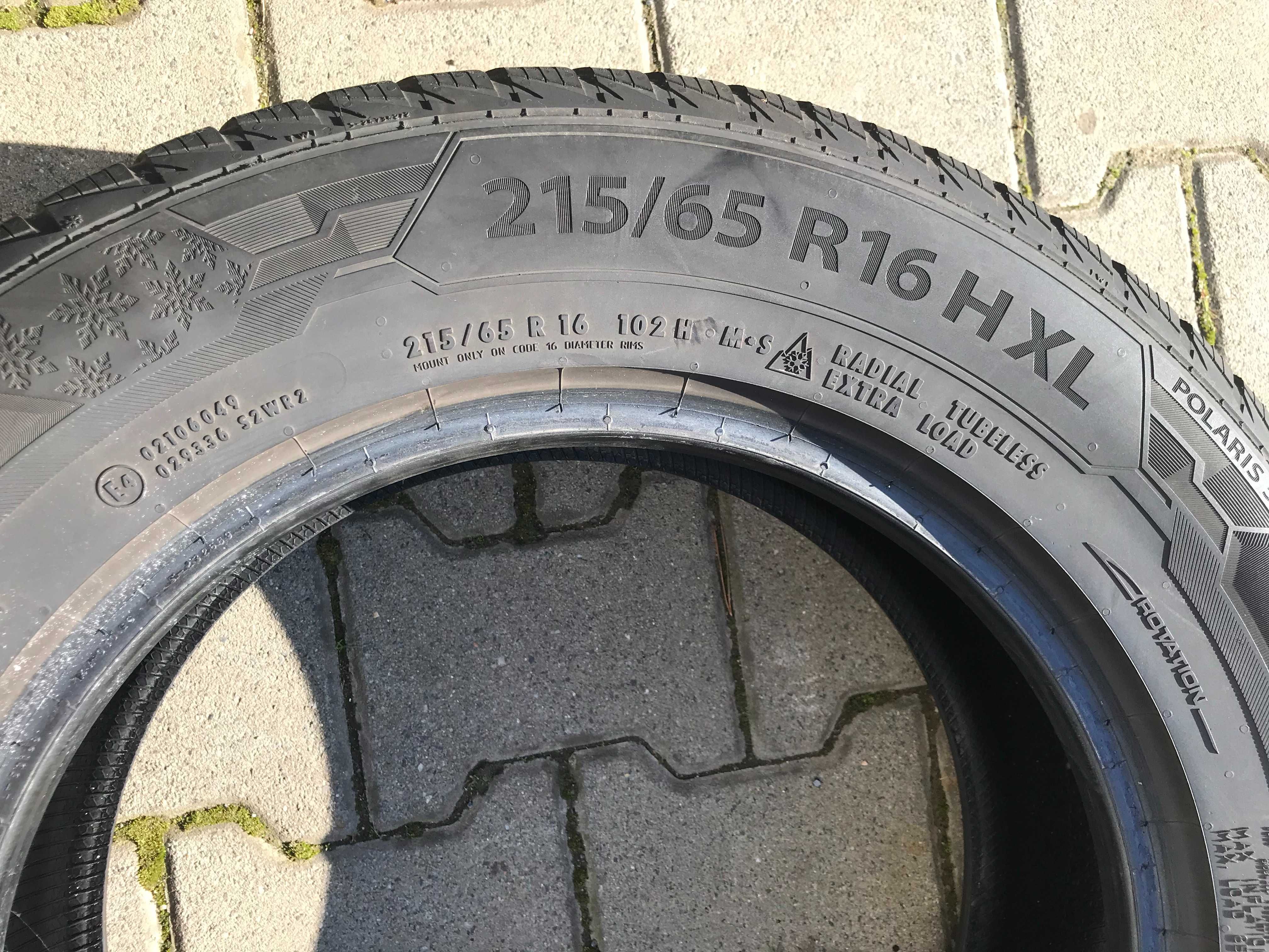 2x 215/65R16 H XL 102H Barum Polaris 5 M+S opony zimowe R