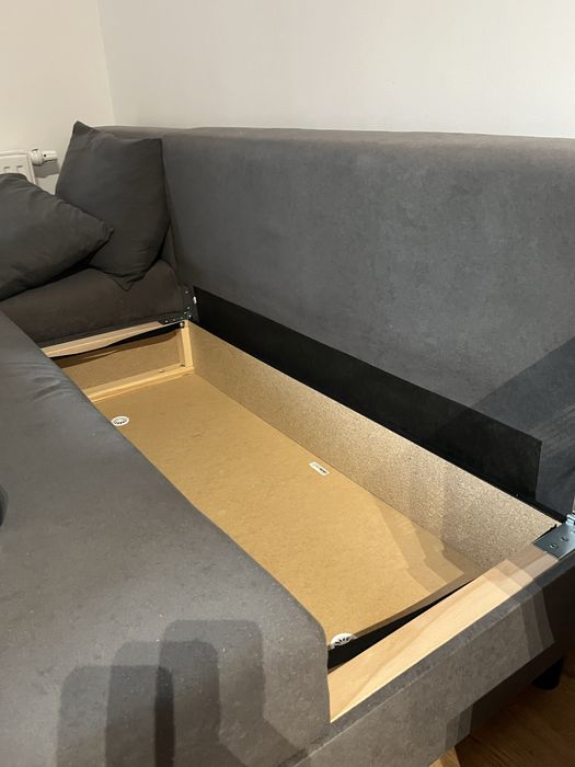 Sprzedam sofę narożną z funkcją spania oraz pojemnikiem na pościel