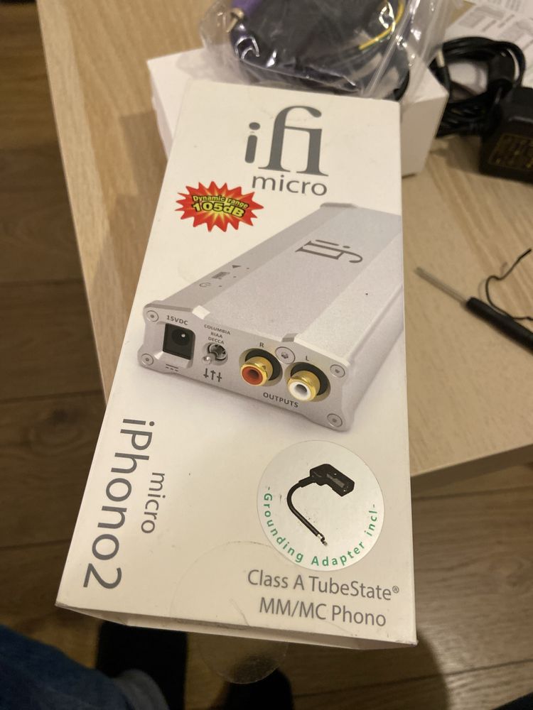 Przedwzmacniacz gramofonowy IFI 2 mm/mc