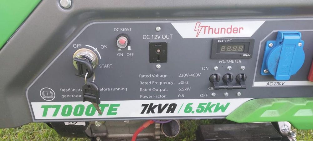 генератор бензиновый 6.5 квт thunder