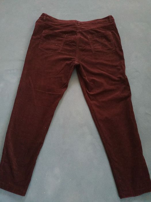 Брюки вельветовые в рубчик женские б/у