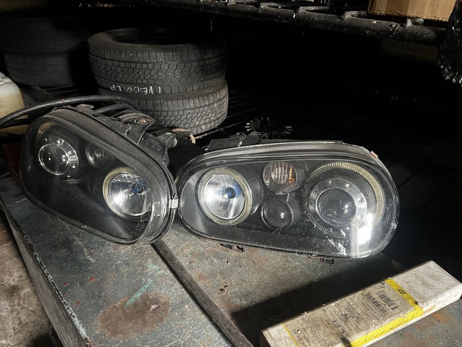 Lampy przod Volkswagen Golf 4 Soczewka Tuning