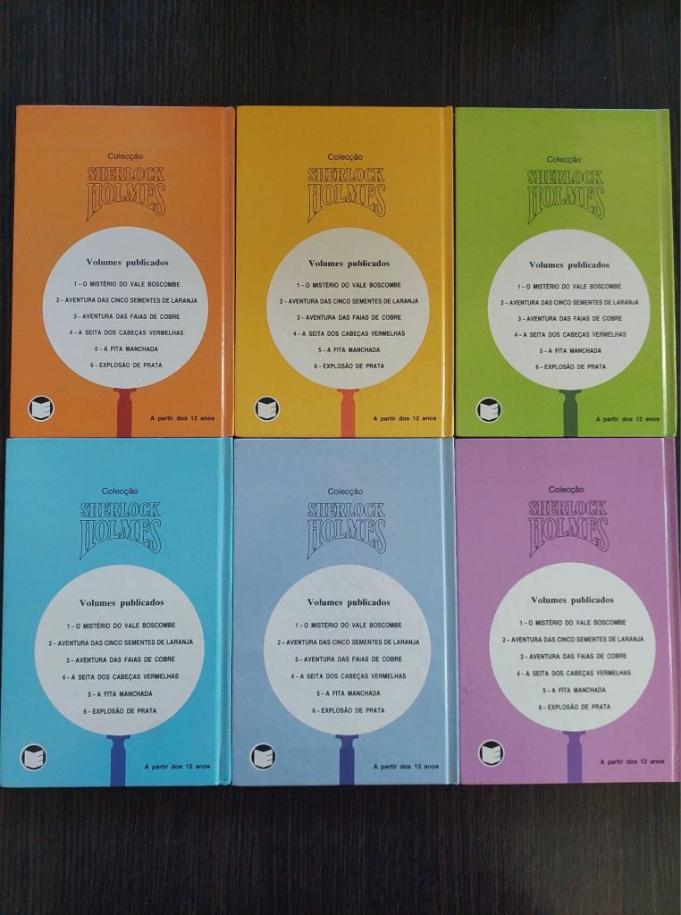 coleção completa  livros Sherlock Holmes