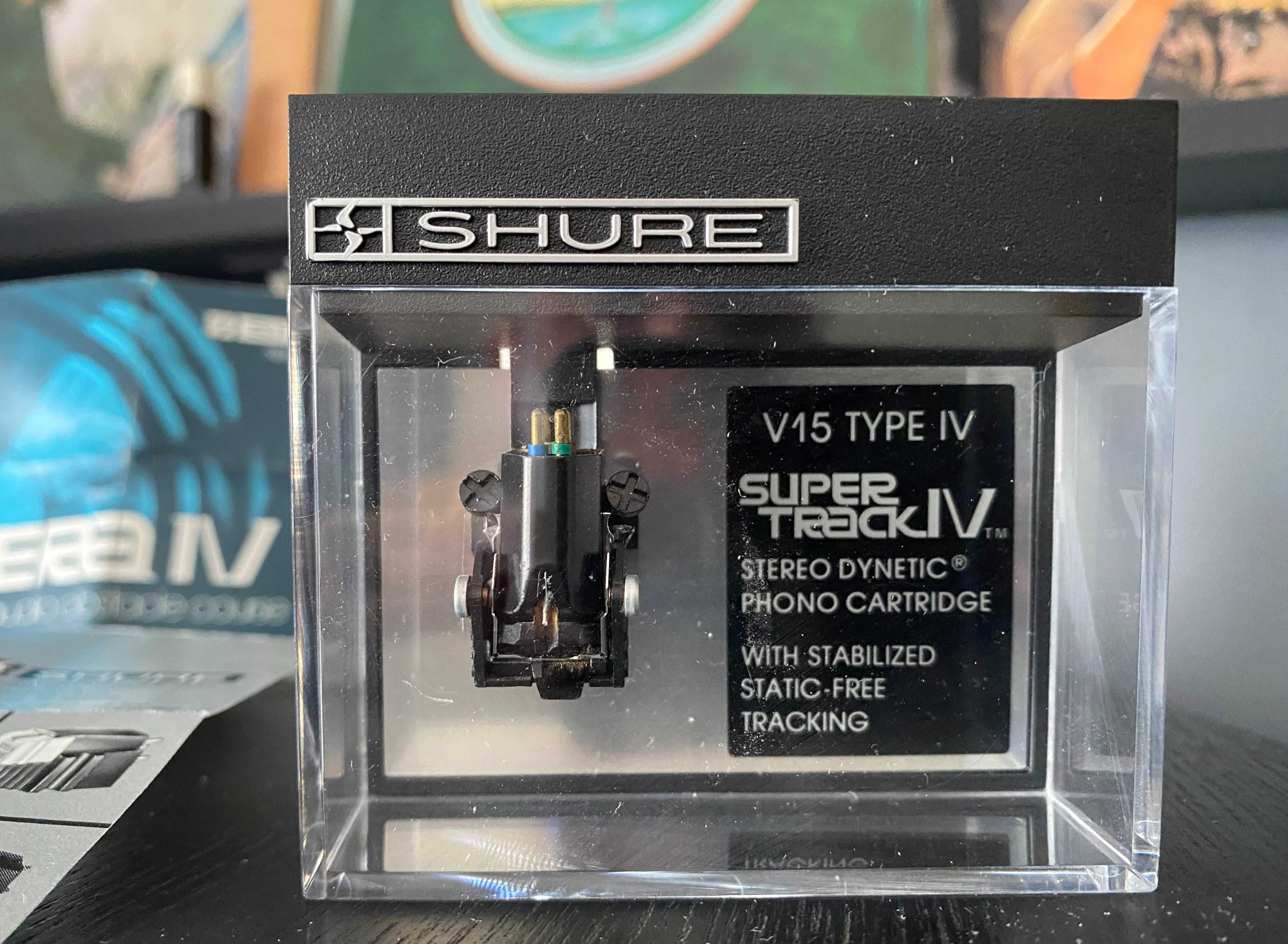 SHURE V15 type IV - célula e agulha gira discos